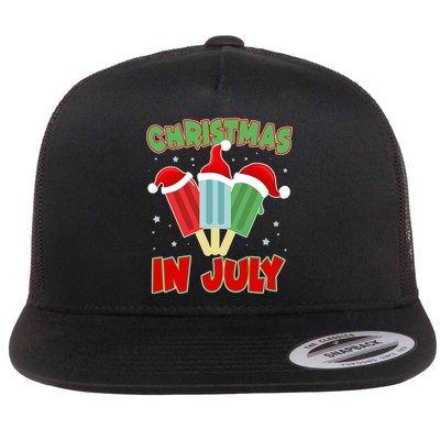 Christmas In July Festive Popsicles Flatbill Hat