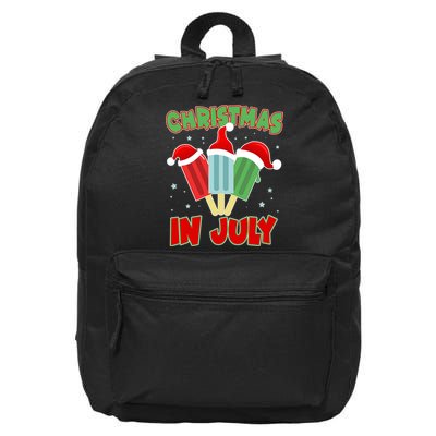 Christmas In July Festive Popsicles 16 in Basic Backpack
