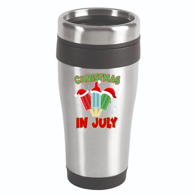 Christmas In July Festive Popsicles 16oz Travel Tumbler
