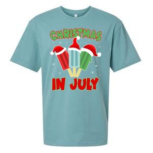 Christmas In July Festive Popsicles Sueded Cloud Jersey T-Shirt