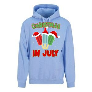 Christmas In July Festive Popsicles Unisex Surf Hoodie