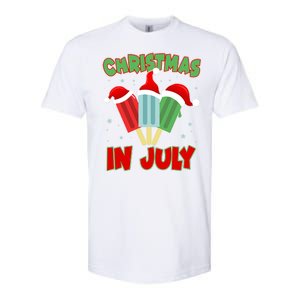 Christmas In July Festive Popsicles Softstyle CVC T-Shirt