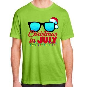 Christmas in July Santa Shades Adult ChromaSoft Performance T-Shirt