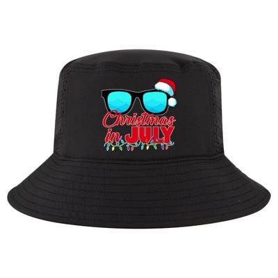 Christmas in July Santa Shades Cool Comfort Performance Bucket Hat