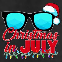Christmas in July Santa Shades 7 Panel Mesh Trucker Snapback Hat