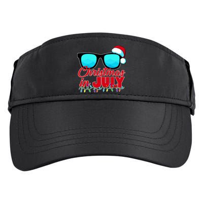 Christmas in July Santa Shades Adult Drive Performance Visor