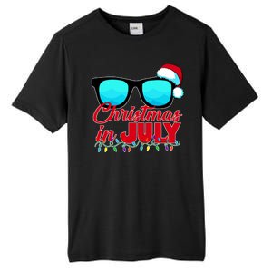 Christmas in July Santa Shades Tall Fusion ChromaSoft Performance T-Shirt