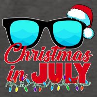 Christmas in July Santa Shades Vector Backpack
