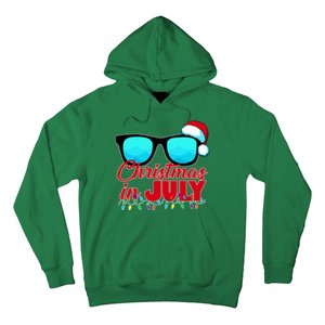 Christmas in July Santa Shades Hoodie