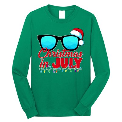 Christmas in July Santa Shades Long Sleeve Shirt