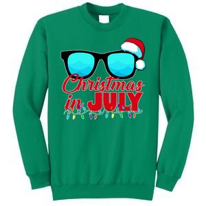 Christmas in July Santa Shades Sweatshirt