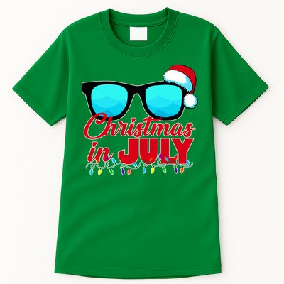 Christmas in July Santa Shades Tall T-Shirt