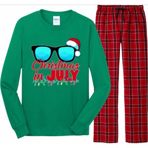 Christmas in July Santa Shades Long Sleeve Pajama Set