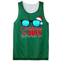 Christmas in July Santa Shades Mesh Reversible Basketball Jersey Tank