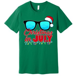 Christmas in July Santa Shades Premium T-Shirt