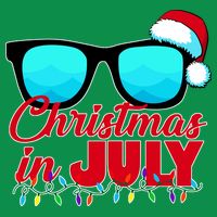 Christmas in July Santa Shades Toddler T-Shirt