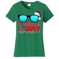 Christmas in July Santa Shades Women's T-Shirt