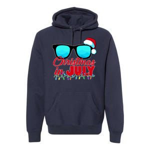 Christmas in July Santa Shades Premium Hoodie