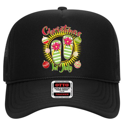 Christmas In July Summer Flip Flops Trucker Hat