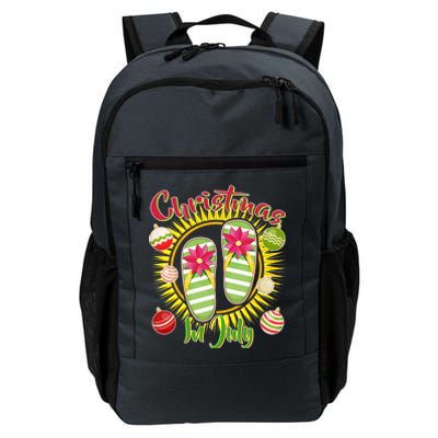 Christmas In July Summer Flip Flops Daily Commute Backpack