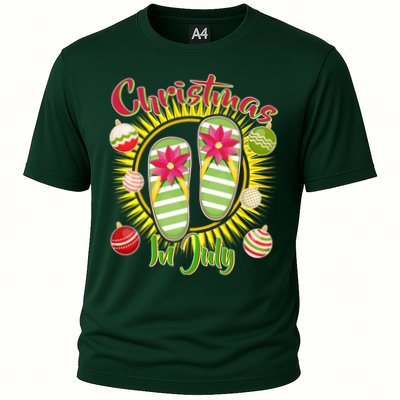Christmas In July Summer Flip Flops Performance Shirt