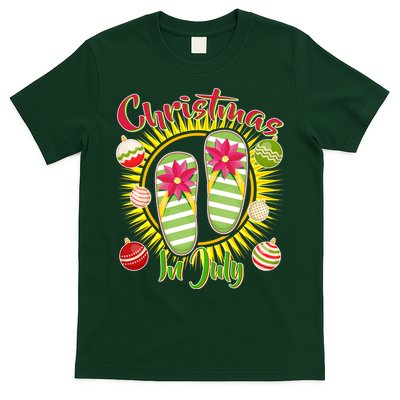 Christmas In July Summer Flip Flops T-Shirt