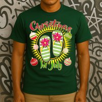 Christmas In July Summer Flip Flops T-Shirt