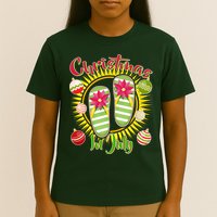 Christmas In July Summer Flip Flops T-Shirt