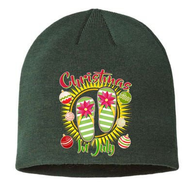 Christmas In July Summer Flip Flops Sustainable Beanie