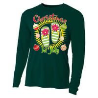 Christmas In July Summer Flip Flops Cooling Performance Long Sleeve Crew