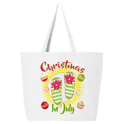 Christmas In July Summer Flip Flops 25L Jumbo Tote