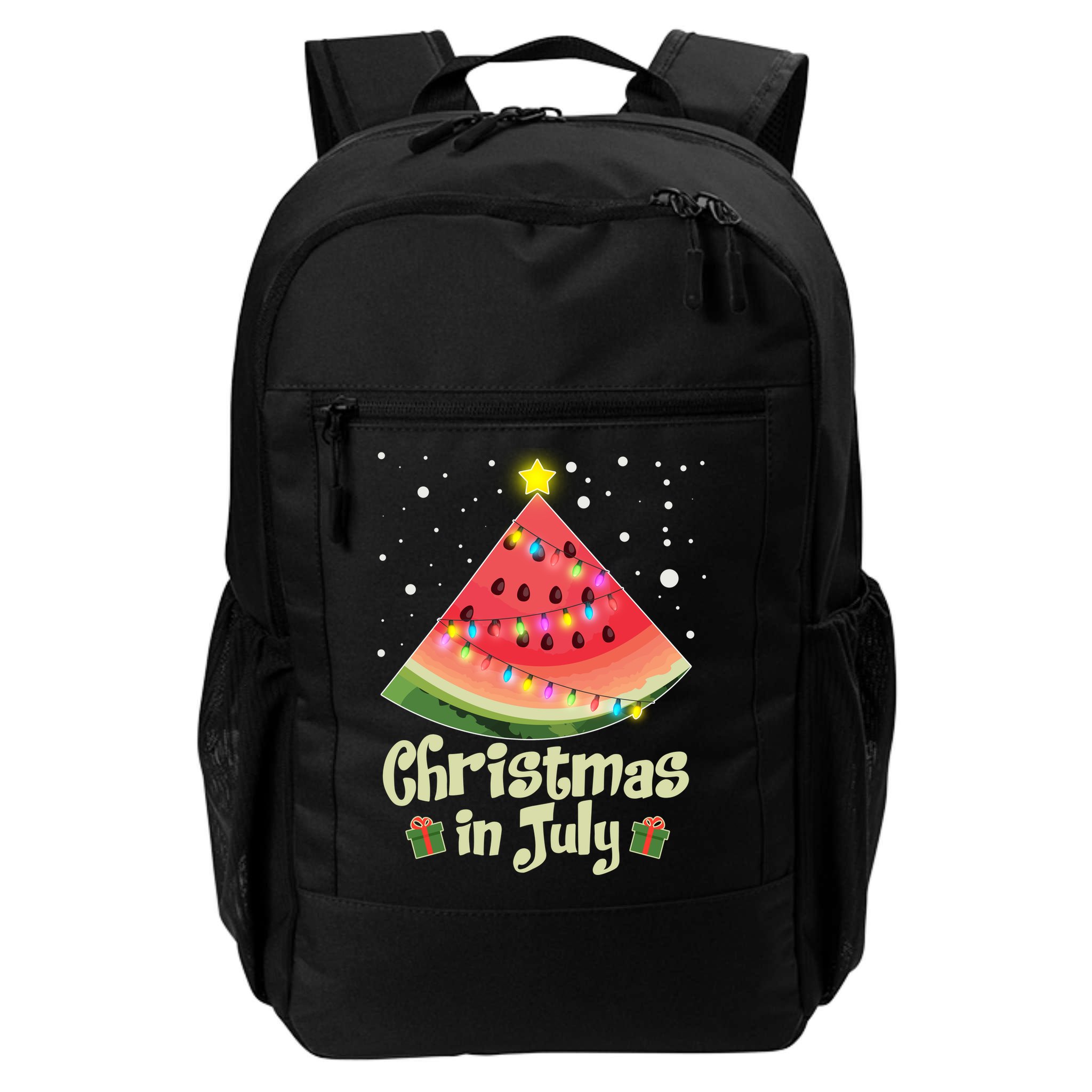 Christmas In July Watermellon Tree Backpack