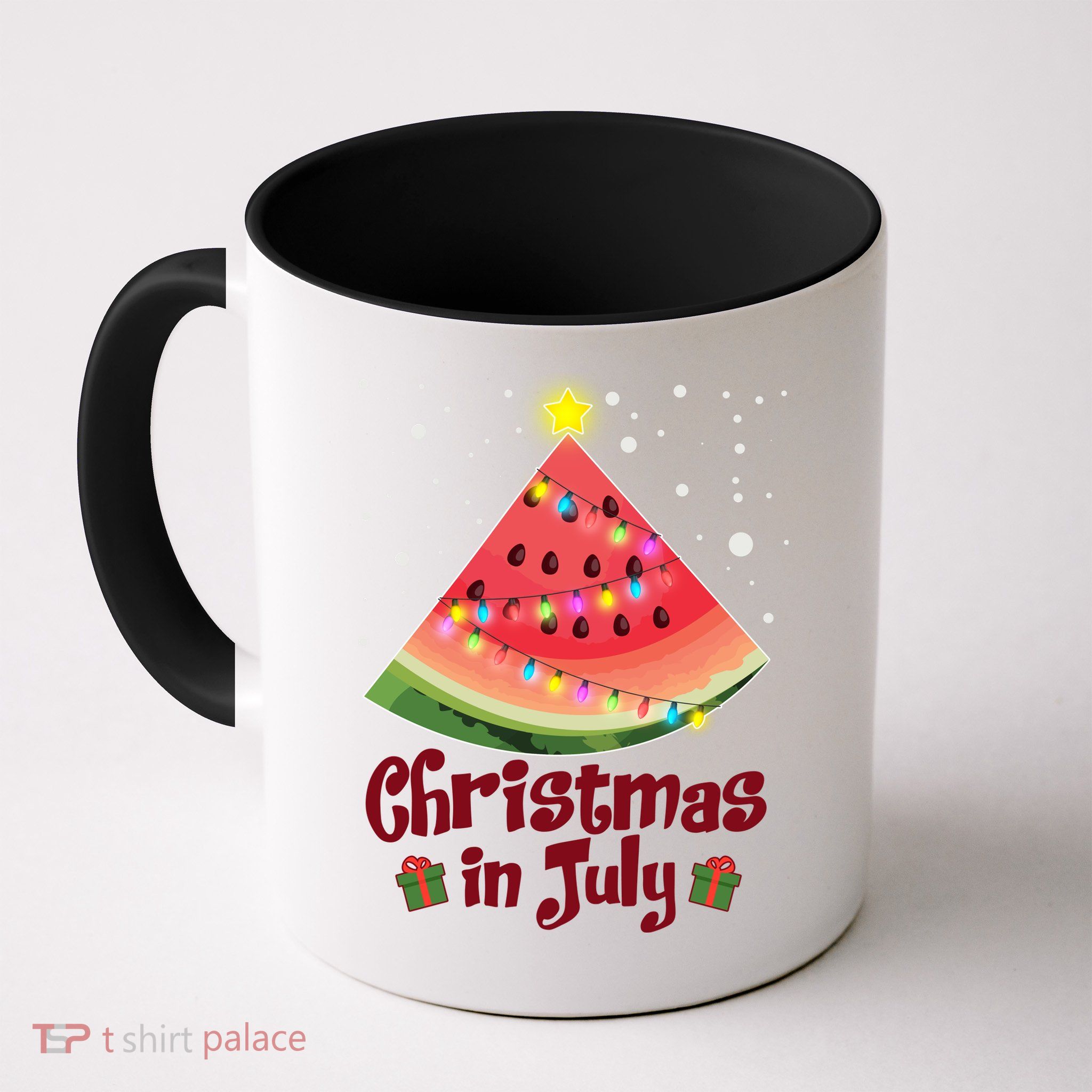 Christmas In July Watermellon Tree Mug