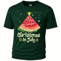 Christmas In July Watermellon Tree Cooling Performance Crew T-Shirt