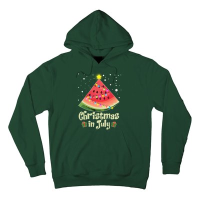 Christmas In July Watermellon Tree Hoodie