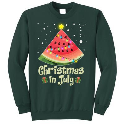 Christmas In July Watermellon Tree Sweatshirt