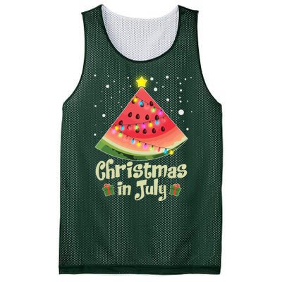 Christmas In July Watermellon Tree Mesh Reversible Basketball Jersey Tank