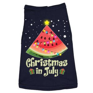 Christmas In July Watermellon Tree Doggie Tank