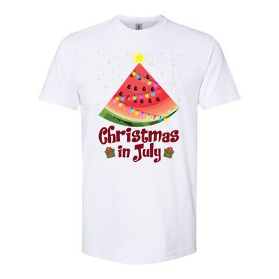 Christmas In July Watermellon Tree Softstyle CVC T-Shirt