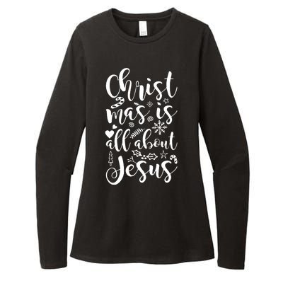 Christmas Is All About Jesus Womens CVC Long Sleeve Shirt