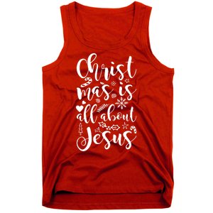 Christmas Is All About Jesus Tank Top