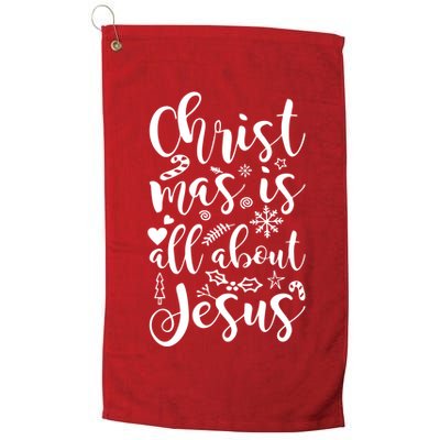 Christmas Is All About Jesus Golf Towel