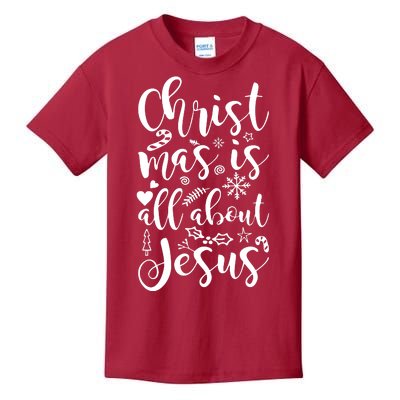 Christmas Is All About Jesus Kids T-Shirt