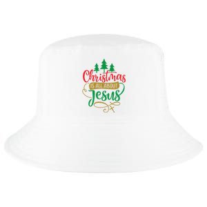 Christmas Is All About Jesus Birthday Christian Cool Comfort Performance Bucket Hat