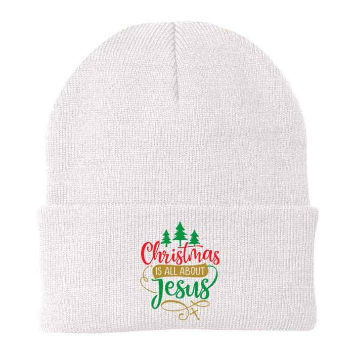 Christmas Is All About Jesus Birthday Christian Knit Cap Winter Beanie