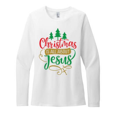 Christmas Is All About Jesus Birthday Christian Womens CVC Long Sleeve Shirt