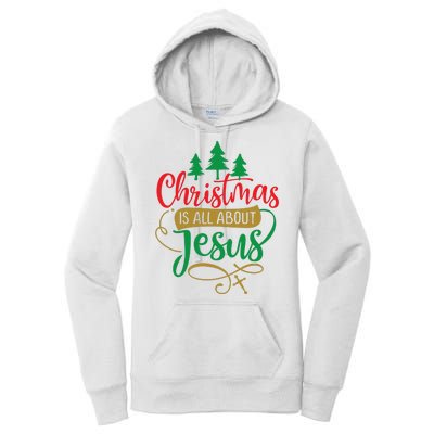 Christmas Is All About Jesus Birthday Christian Women's Pullover Hoodie