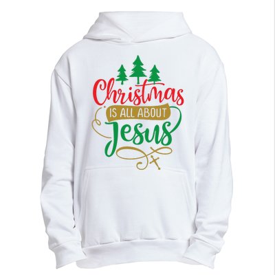 Christmas Is All About Jesus Birthday Christian Urban Pullover Hoodie