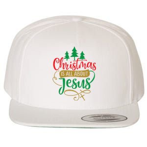 Christmas Is All About Jesus Birthday Christian Wool Snapback Cap