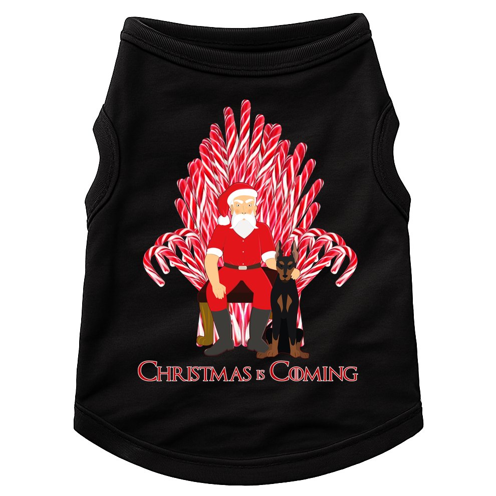 Christmas Is Coming  Doggie Tank